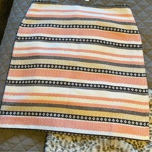 NWT. Loft striped work skirt.